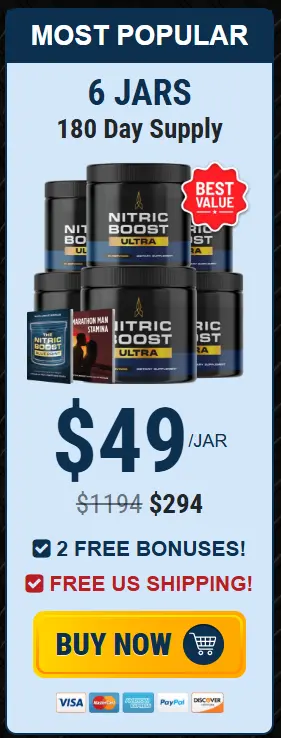 Nitric Boost Ultra- 6 bottles pricing