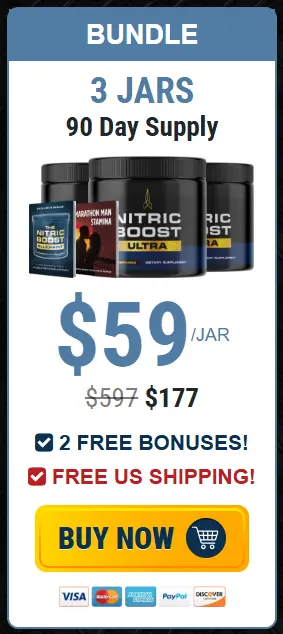 Nitric Boost Ultra - 3 bottles pricing
